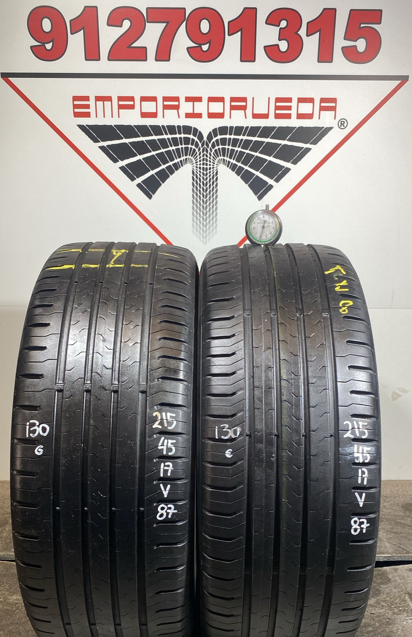 CONTINENTAL CONTIECOCONTACT 5 USADO  215/45 R17 87 V